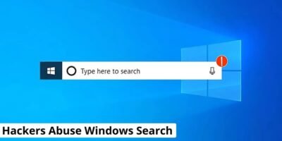Windows Search Malware Attack