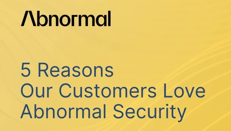 Abnormal Security is an email security company