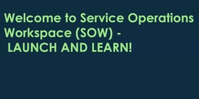 servicenow service operations workspace